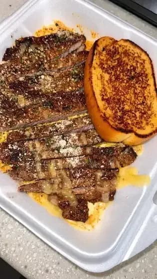 Ribeye pasta from Juicy Lucy's Kitchen