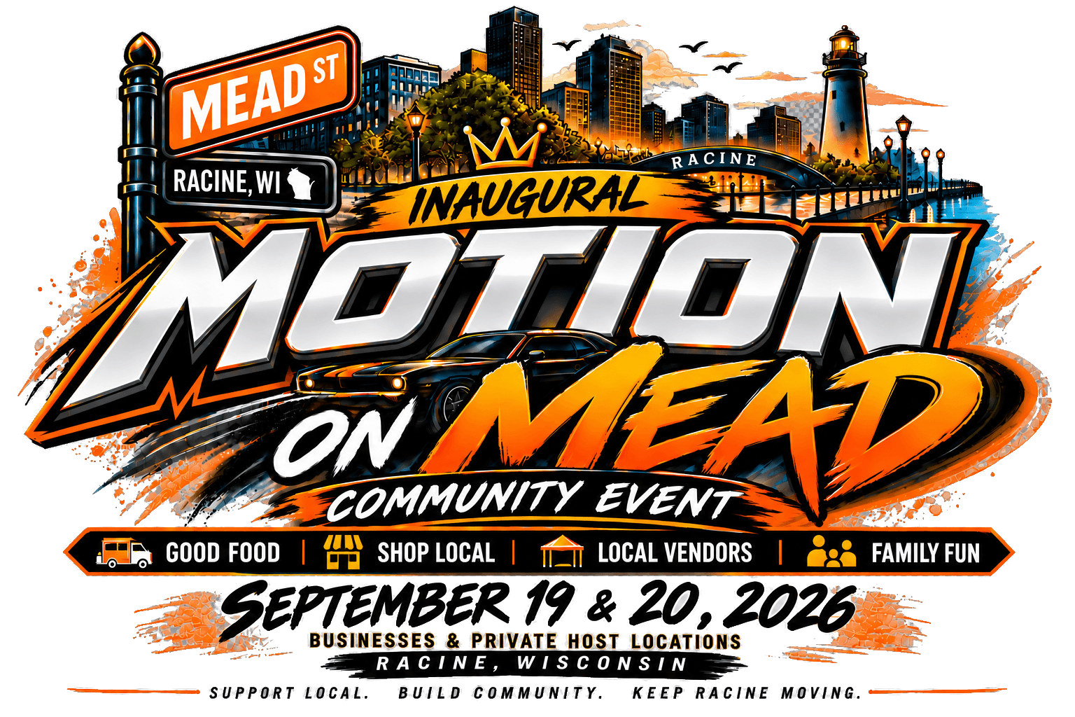 Inaugural Motion on Mead, September 19 and 20, 2026 in Racine, Wisconsin