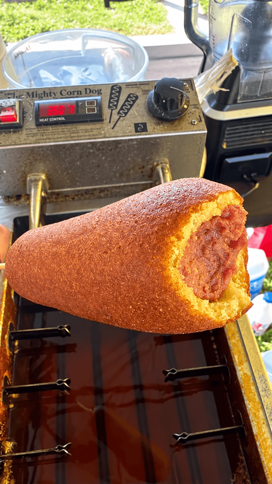 Quarter-pound all-beef corn dog from The Corn King