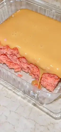 Pink glazed cake from Tiff's Sweets