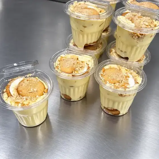 Yogi's Pud'n vanilla cookie pudding cups