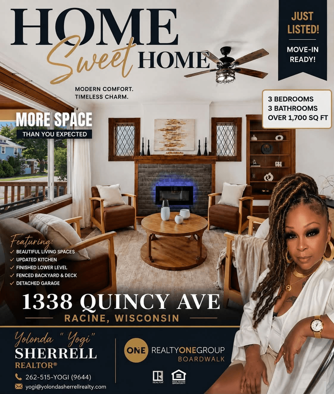 Yolonda Yogi Sherrell Realty ONE Group Boardwalk property marketing